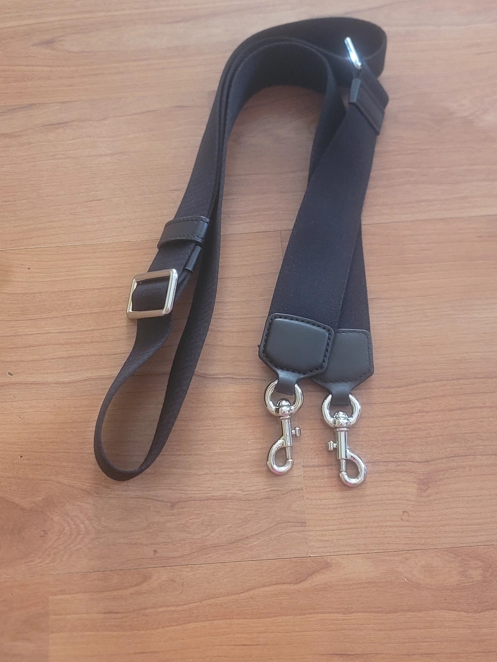 MARC Jacobs Adjustable Black Crossbody/Shoulder Bag Strap with Silver Hardware